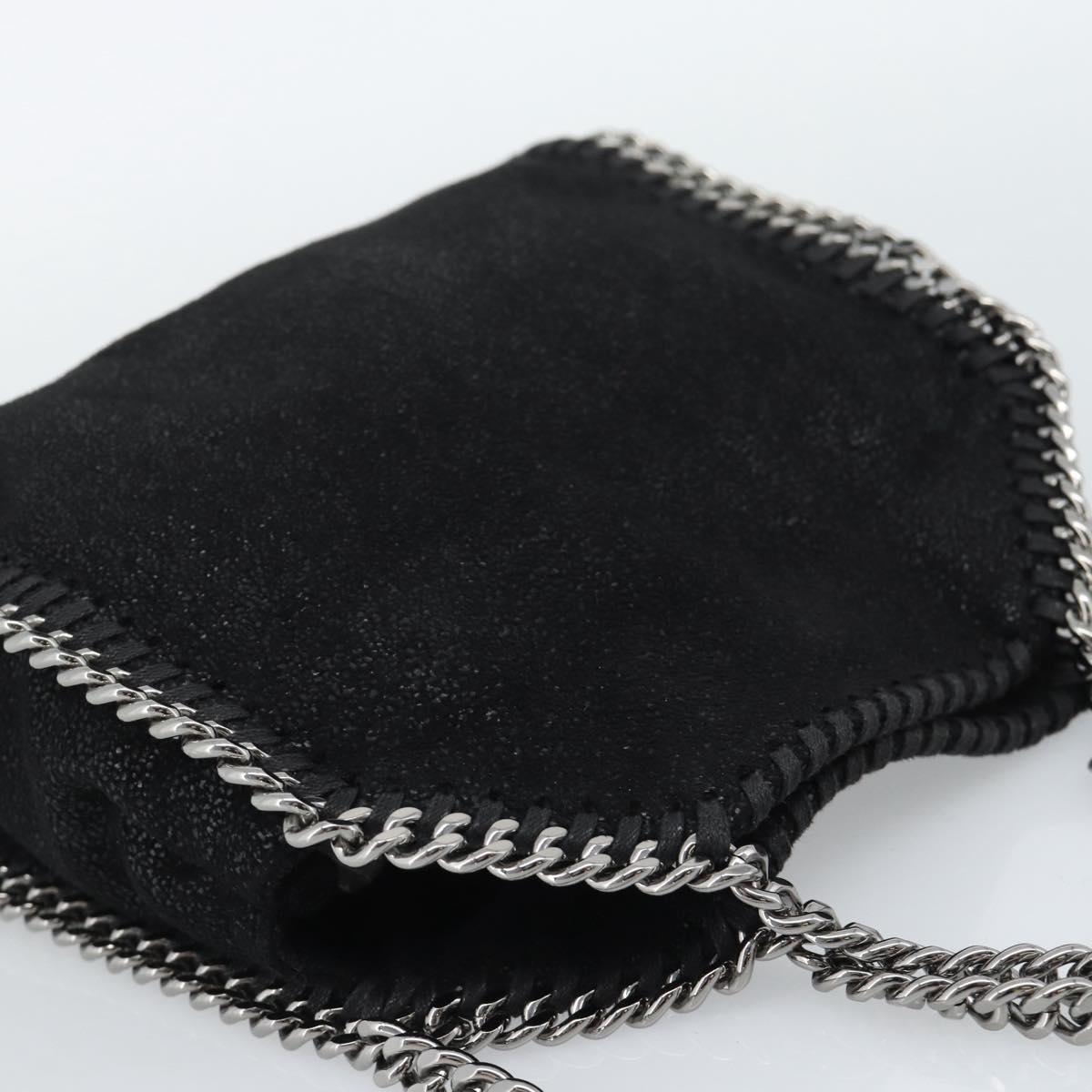 Stella MacCartney Chain Falabella Tiny Bag Polyester 2way Black Auth 190626A