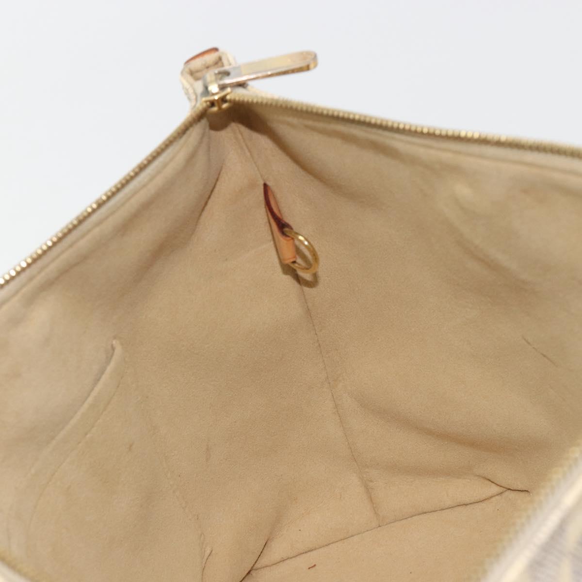 LOUIS VUITTON Damier Azur Saleya PM Tote Bag N51186 LV Auth 190633