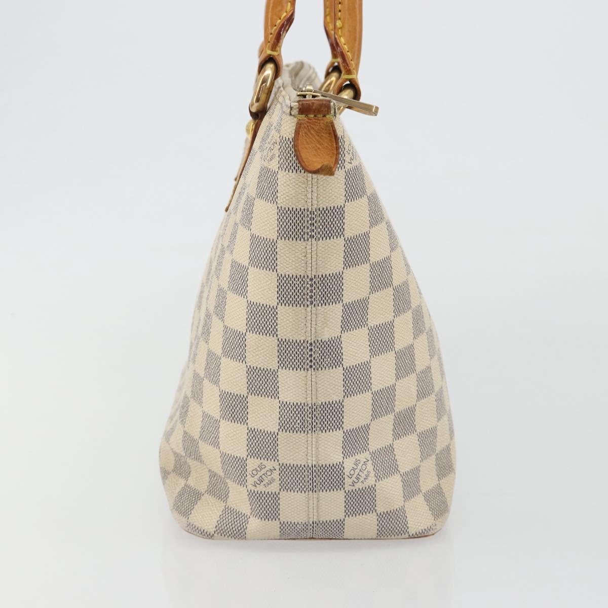 LOUIS VUITTON Damier Azur Saleya PM Tote Bag N51186 LV Auth 190633