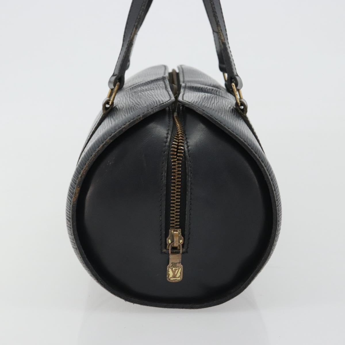 LOUIS VUITTON Epi Soufflot Hand Bag Black M52222 LV Auth 190634