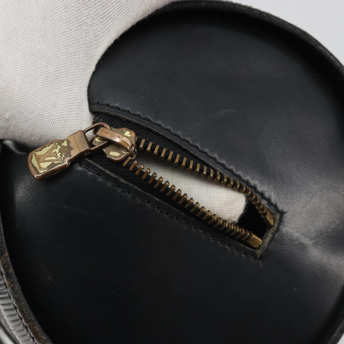 LOUIS VUITTON Epi Soufflot Hand Bag Black M52222 LV Auth 190634