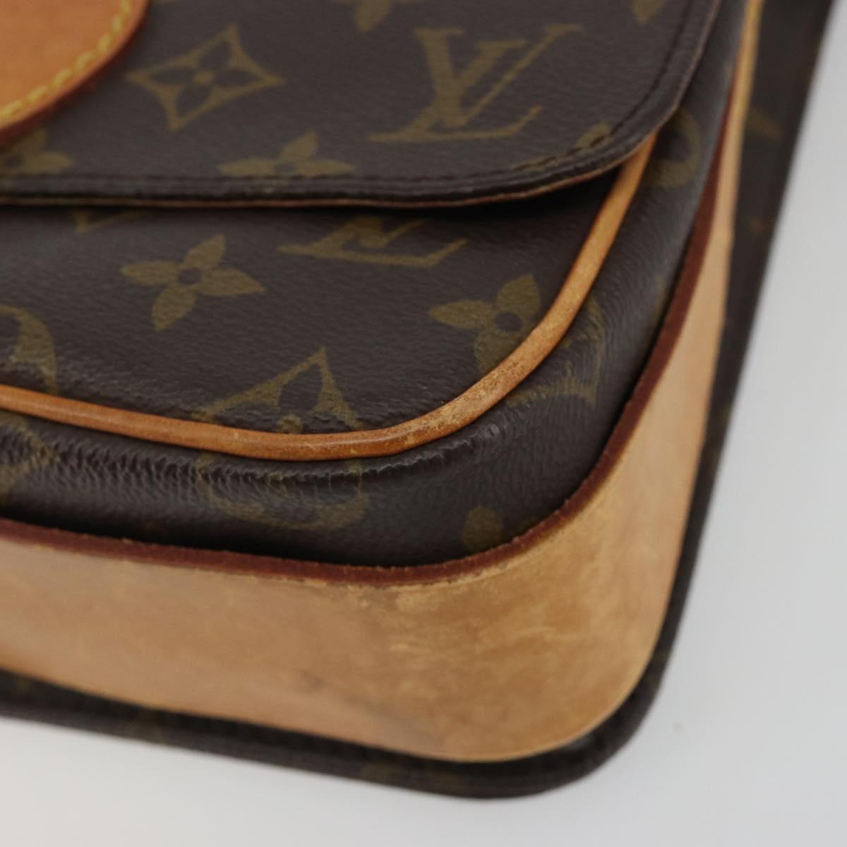 LOUIS VUITTON Monogram Cartouchiere MM Shoulder Bag M51253 LV Auth 190636
