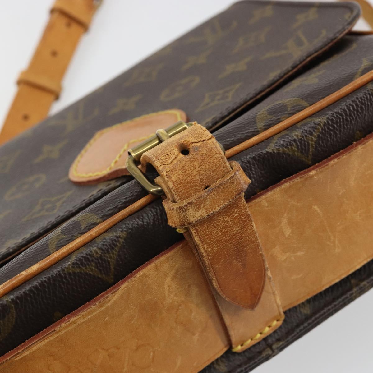 LOUIS VUITTON Monogram Cartouchiere MM Shoulder Bag M51253 LV Auth 190636