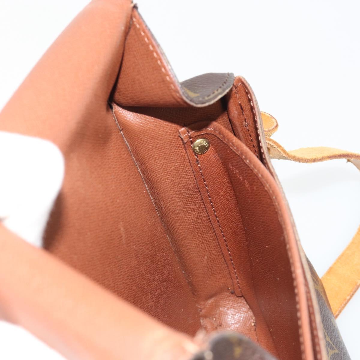 LOUIS VUITTON Monogram Cartouchiere MM Shoulder Bag M51253 LV Auth 190636