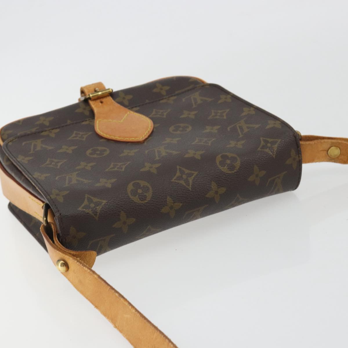 LOUIS VUITTON Monogram Cartouchiere MM Shoulder Bag M51253 LV Auth 190636
