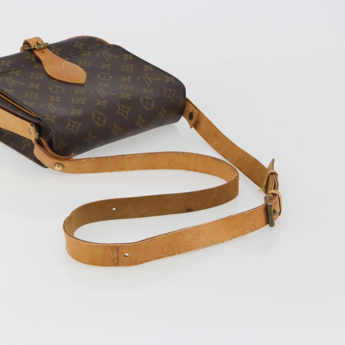 LOUIS VUITTON Monogram Cartouchiere MM Shoulder Bag M51253 LV Auth 190636