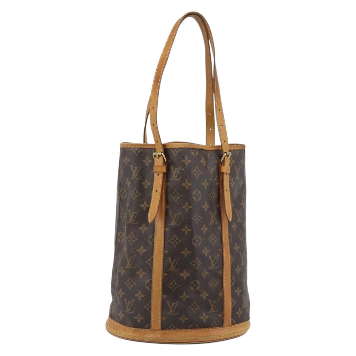 LOUIS VUITTON Monogram Bucket GM Shoulder Bag M42236 LV Auth 190639