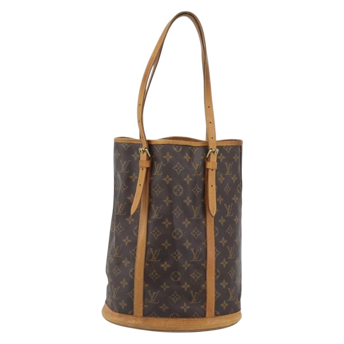 LOUIS VUITTON Monogram Bucket GM Shoulder Bag M42236 LV Auth 190639
