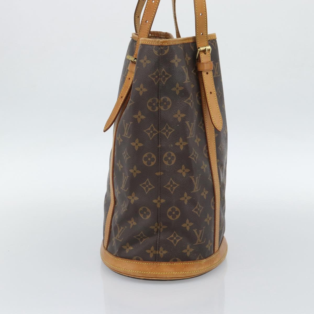 LOUIS VUITTON Monogram Bucket GM Shoulder Bag M42236 LV Auth 190639
