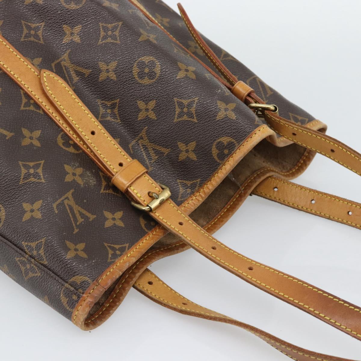 LOUIS VUITTON Monogram Bucket GM Shoulder Bag M42236 LV Auth 190639