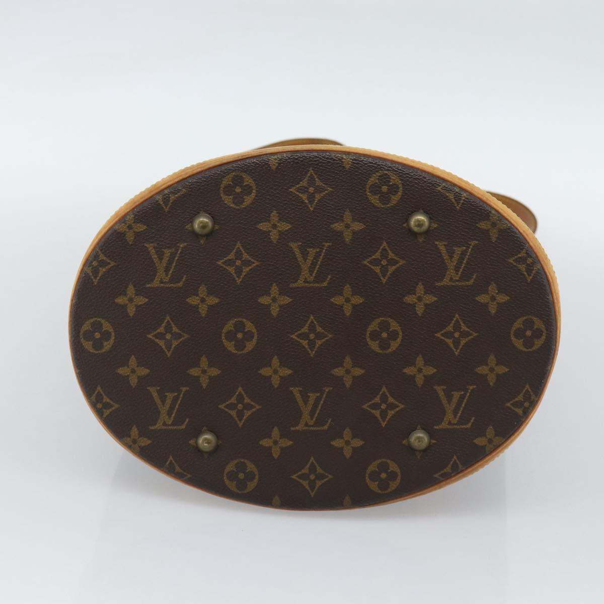 LOUIS VUITTON Monogram Bucket GM Shoulder Bag M42236 LV Auth 190639