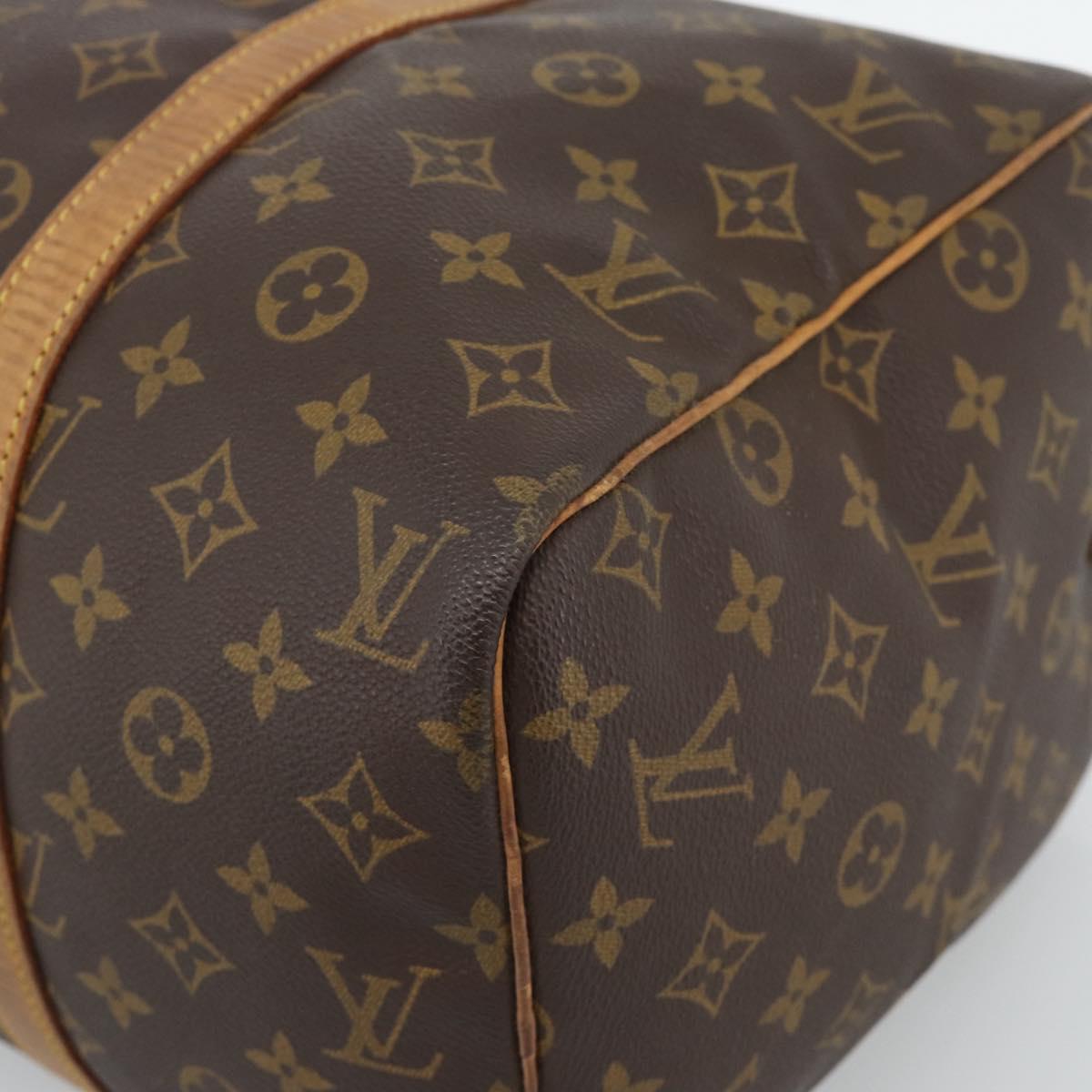 LOUIS VUITTON Monogram Sac Souple 35 Boston Bag M41626 LV Auth 190642