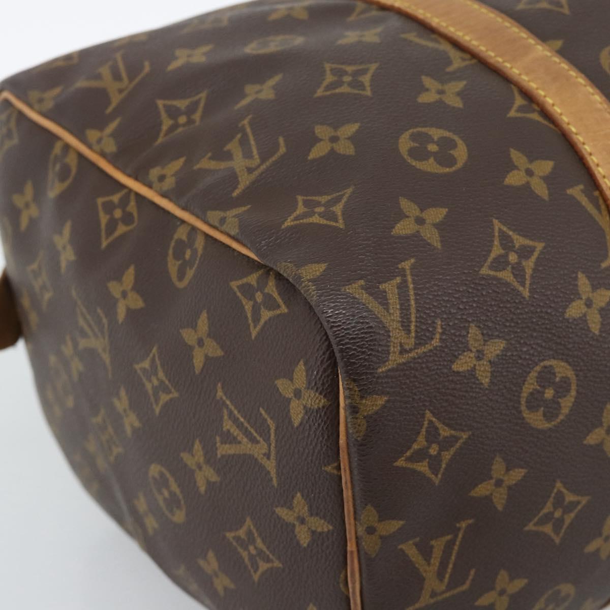 LOUIS VUITTON Monogram Sac Souple 35 Boston Bag M41626 LV Auth 190642
