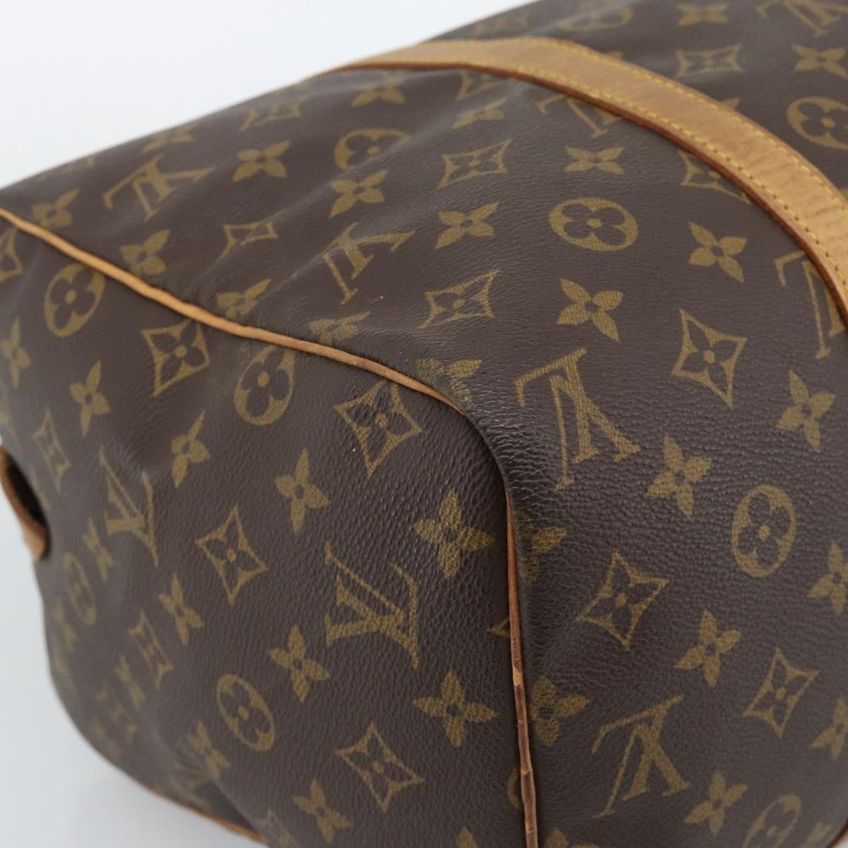 LOUIS VUITTON Monogram Sac Souple 35 Boston Bag M41626 LV Auth 190642