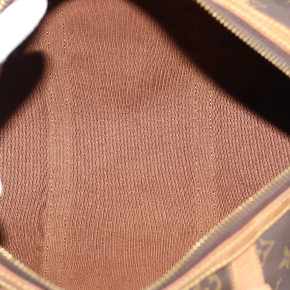 LOUIS VUITTON Monogram Sac Souple 35 Boston Bag M41626 LV Auth 190642