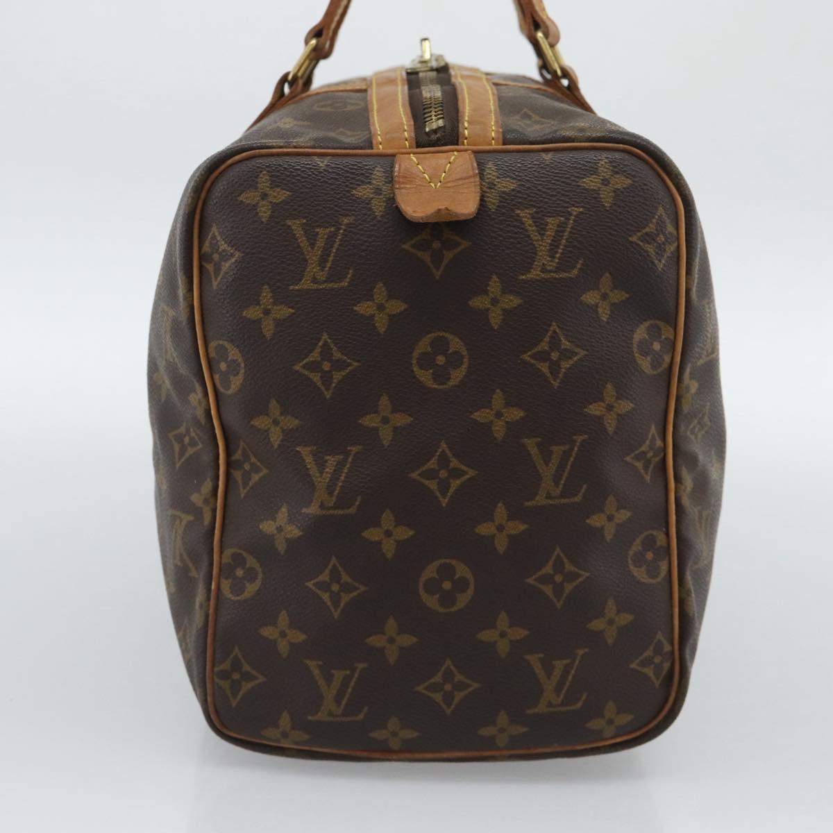 LOUIS VUITTON Monogram Sac Souple 35 Boston Bag M41626 LV Auth 190642