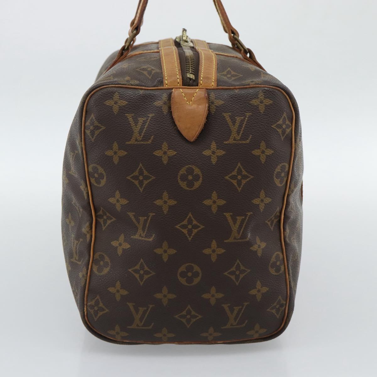 LOUIS VUITTON Monogram Sac Souple 35 Boston Bag M41626 LV Auth 190642