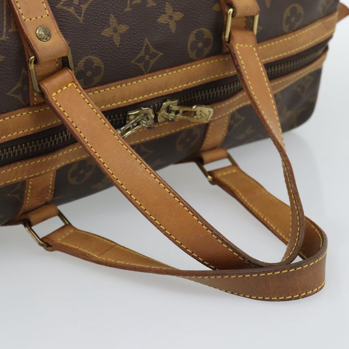 LOUIS VUITTON Monogram Sac Souple 35 Boston Bag M41626 LV Auth 190642