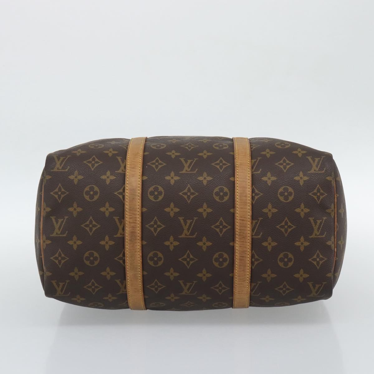 LOUIS VUITTON Monogram Sac Souple 35 Boston Bag M41626 LV Auth 190642
