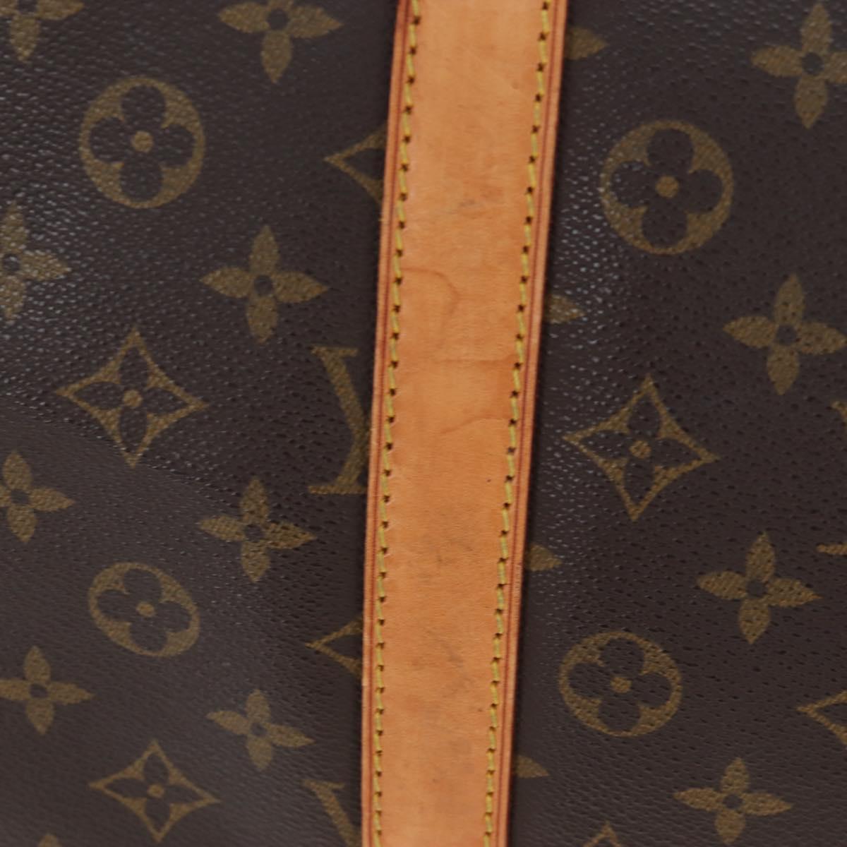 LOUIS VUITTON Monogram Keepall 55 Boston Bag M41424 LV Auth 190643A
