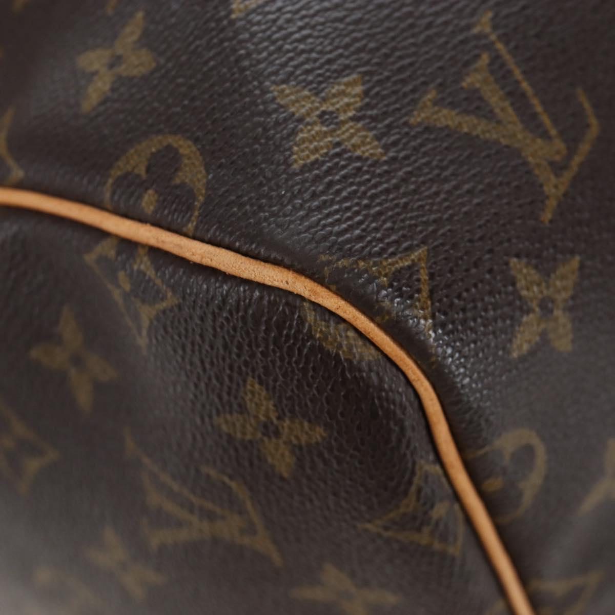 LOUIS VUITTON Monogram Keepall 55 Boston Bag M41424 LV Auth 190643A