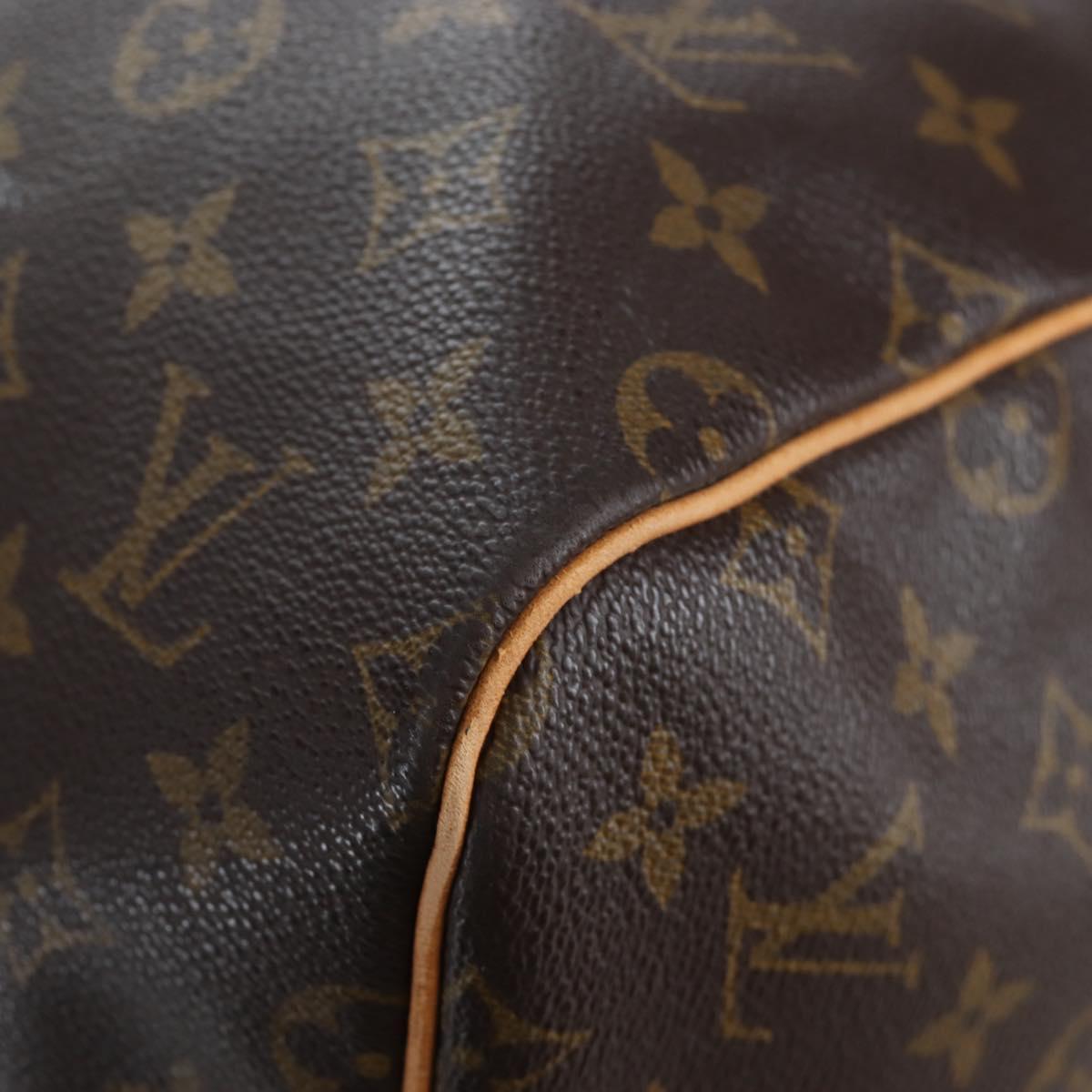LOUIS VUITTON Monogram Keepall 55 Boston Bag M41424 LV Auth 190643A