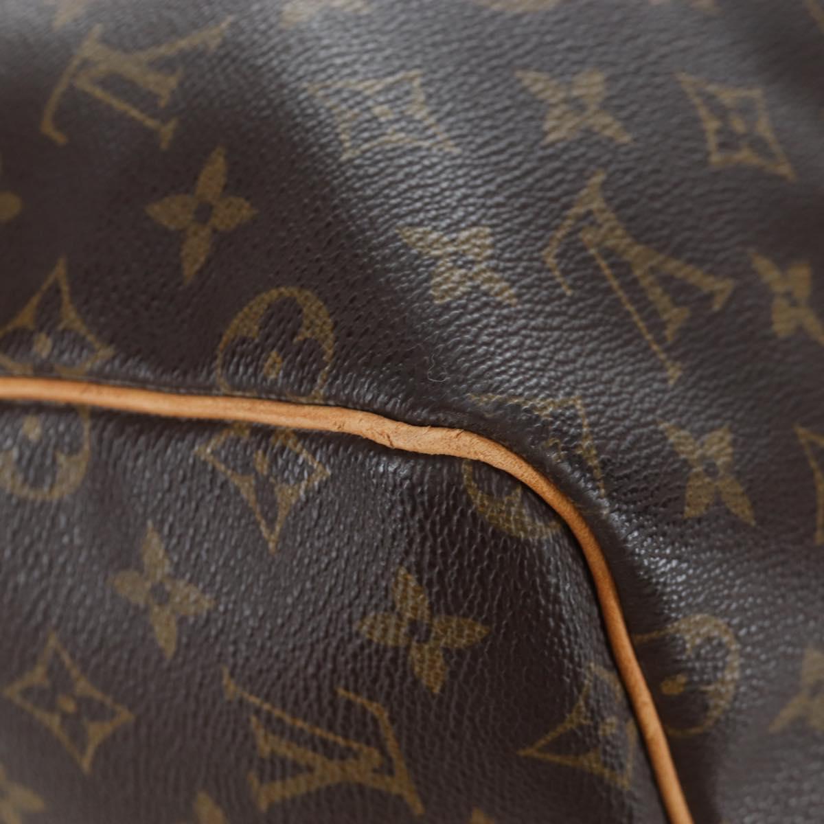 LOUIS VUITTON Monogram Keepall 55 Boston Bag M41424 LV Auth 190643A
