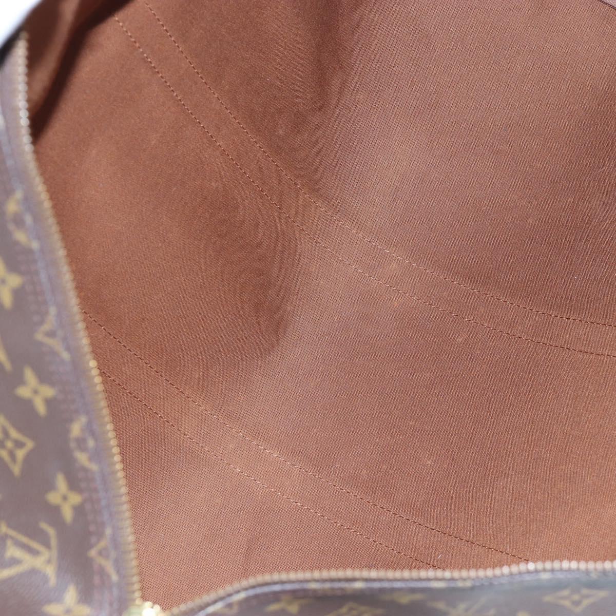 LOUIS VUITTON Monogram Keepall 55 Boston Bag M41424 LV Auth 190643A