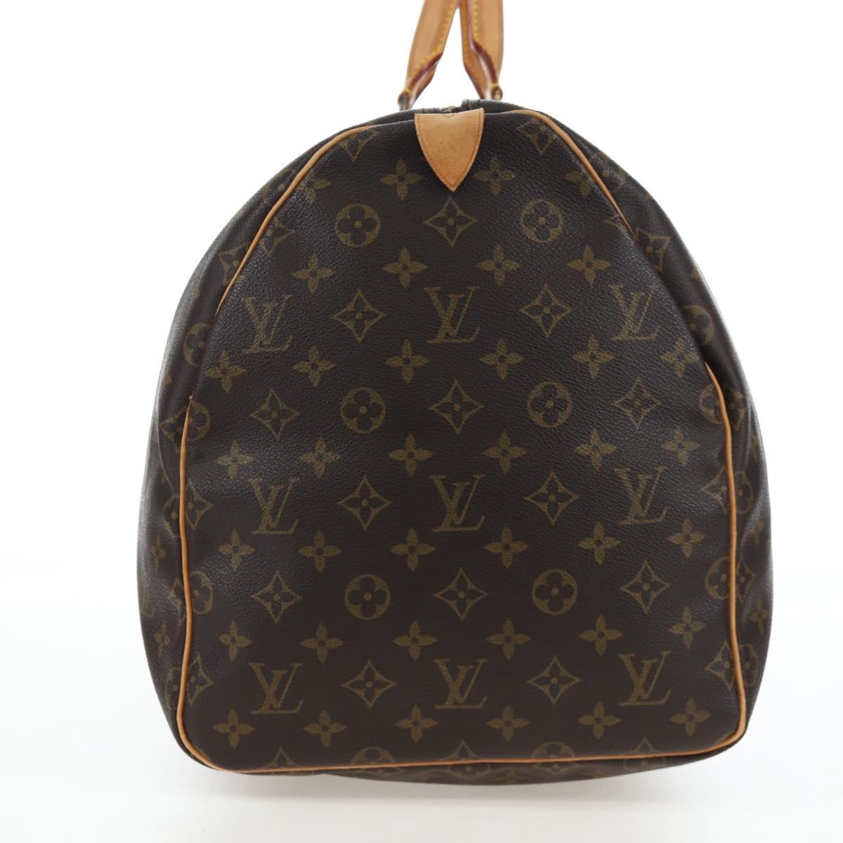LOUIS VUITTON Monogram Keepall 55 Boston Bag M41424 LV Auth 190643A