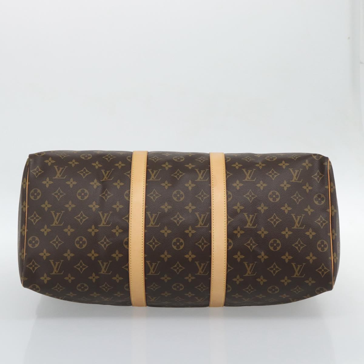 LOUIS VUITTON Monogram Keepall 50 Boston Bag M41426 LV Auth 190644