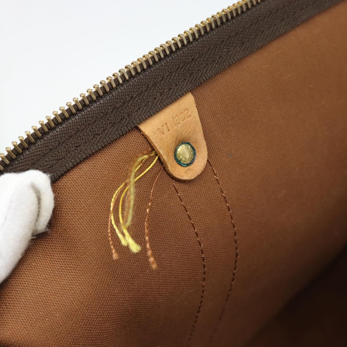 LOUIS VUITTON Monogram Keepall 60 Boston Bag M41422 LV Auth 190648