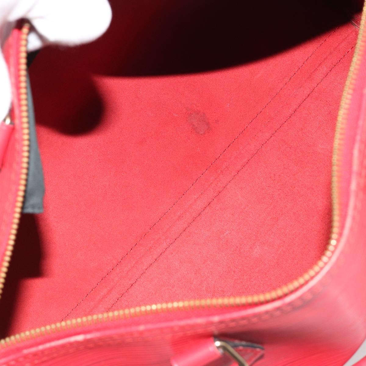 LOUIS VUITTON Epi Speedy 35 Hand Bag Castilian Red M42997 LV Auth 190649A