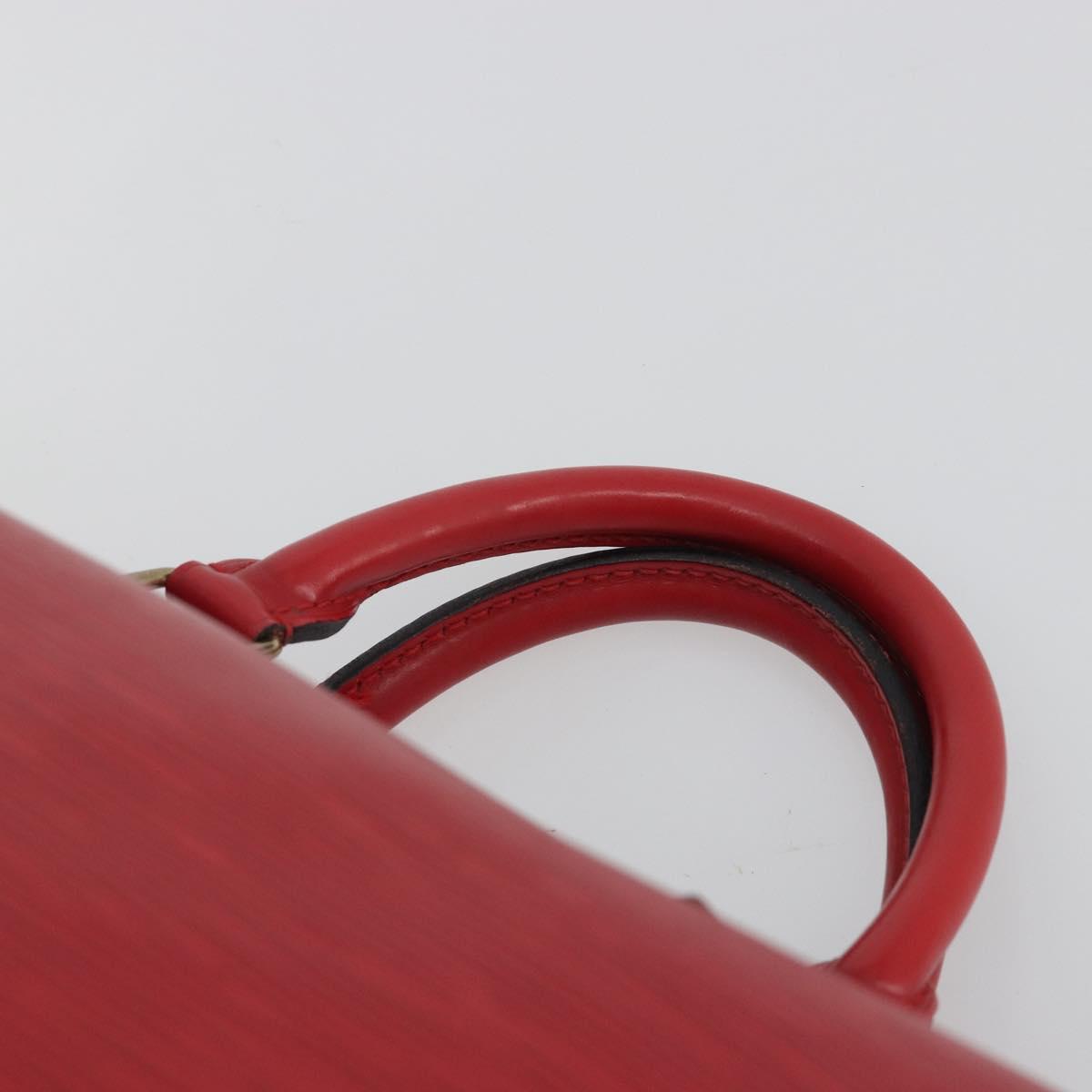 LOUIS VUITTON Epi Speedy 35 Hand Bag Castilian Red M42997 LV Auth 190649A