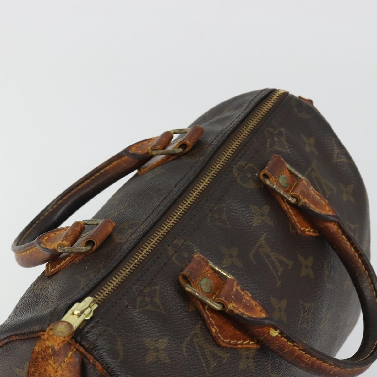 LOUIS VUITTON Monogram Speedy 25 Hand Bag M41528 LV Auth 190651