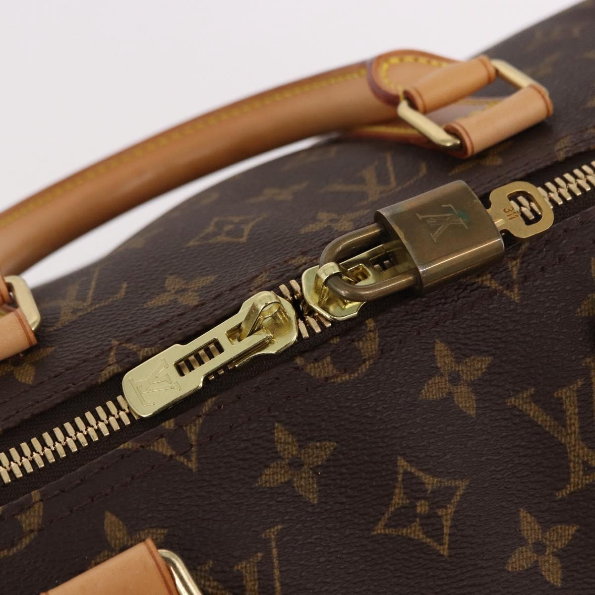 LOUIS VUITTON Monogram Keepall 50 Boston Bag M41426 LV Auth 190654A