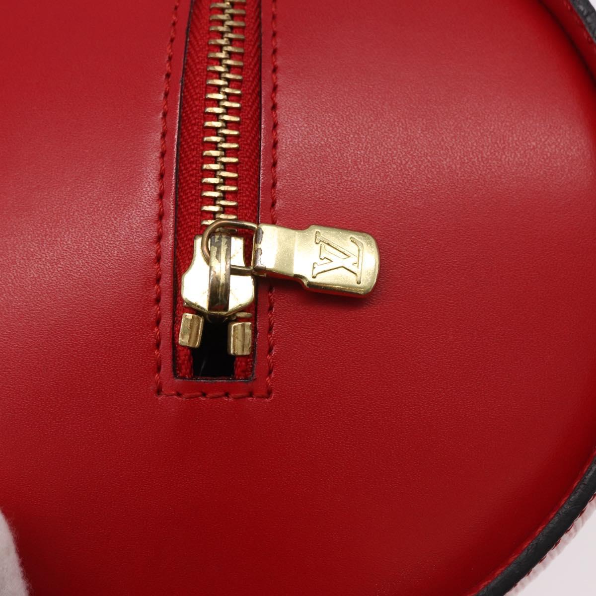 LOUIS VUITTON Epi Soufflot Hand Bag Red M52227 LV Auth 190657V