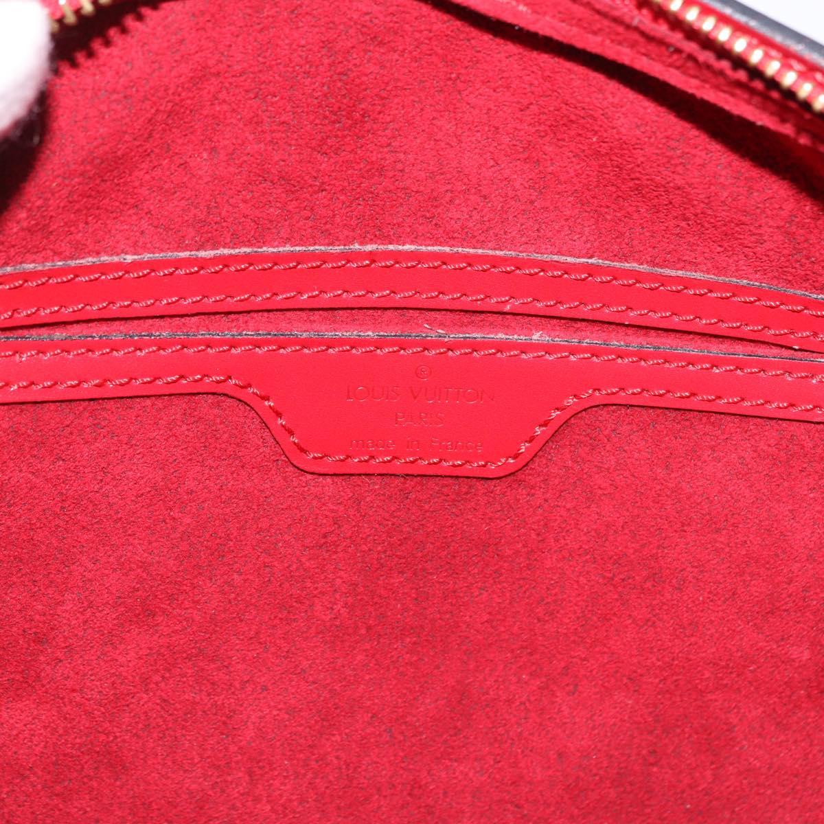 LOUIS VUITTON Epi Soufflot Hand Bag Red M52227 LV Auth 190657V