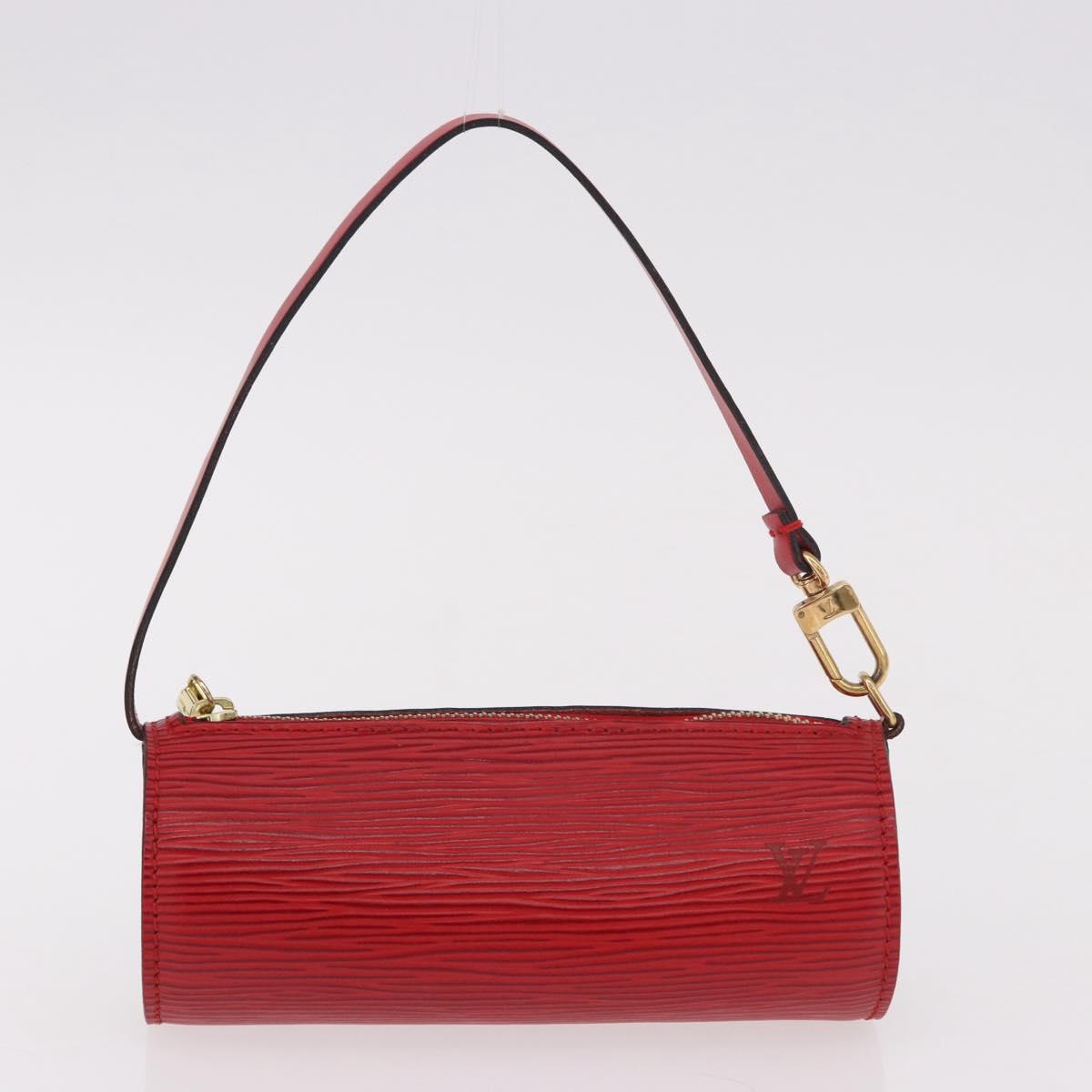 LOUIS VUITTON Epi Soufflot Hand Bag Red M52227 LV Auth 190657V