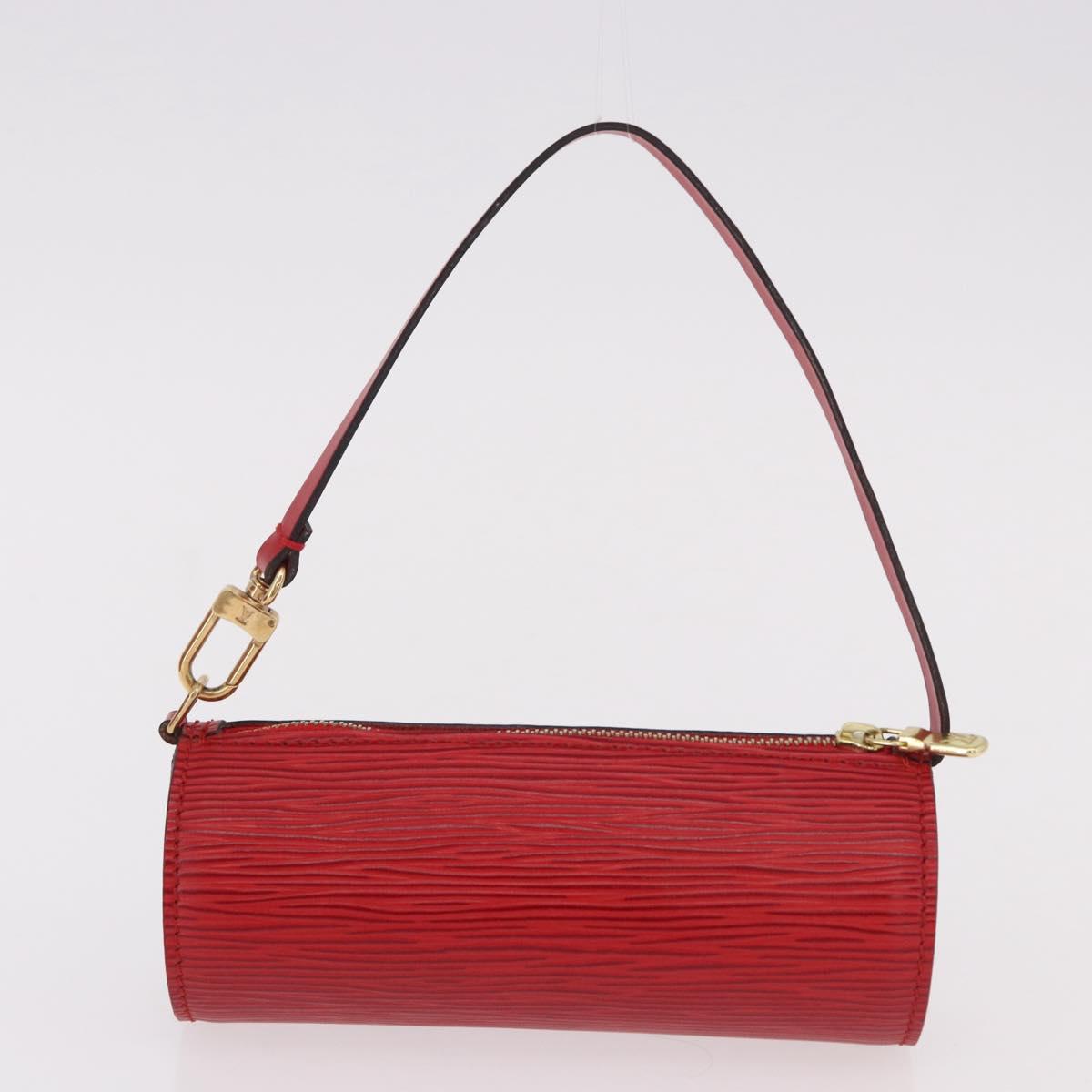 LOUIS VUITTON Epi Soufflot Hand Bag Red M52227 LV Auth 190657V