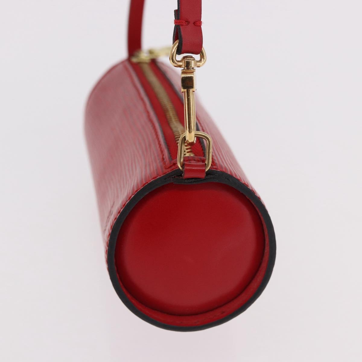 LOUIS VUITTON Epi Soufflot Hand Bag Red M52227 LV Auth 190657V
