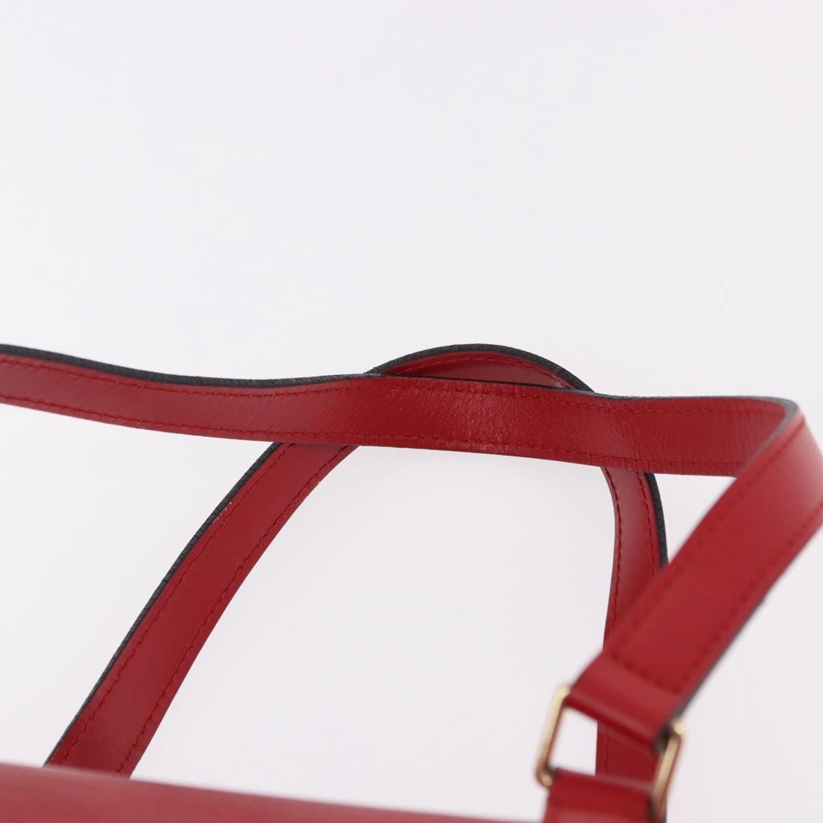 LOUIS VUITTON Epi Soufflot Hand Bag Red M52227 LV Auth 190657V