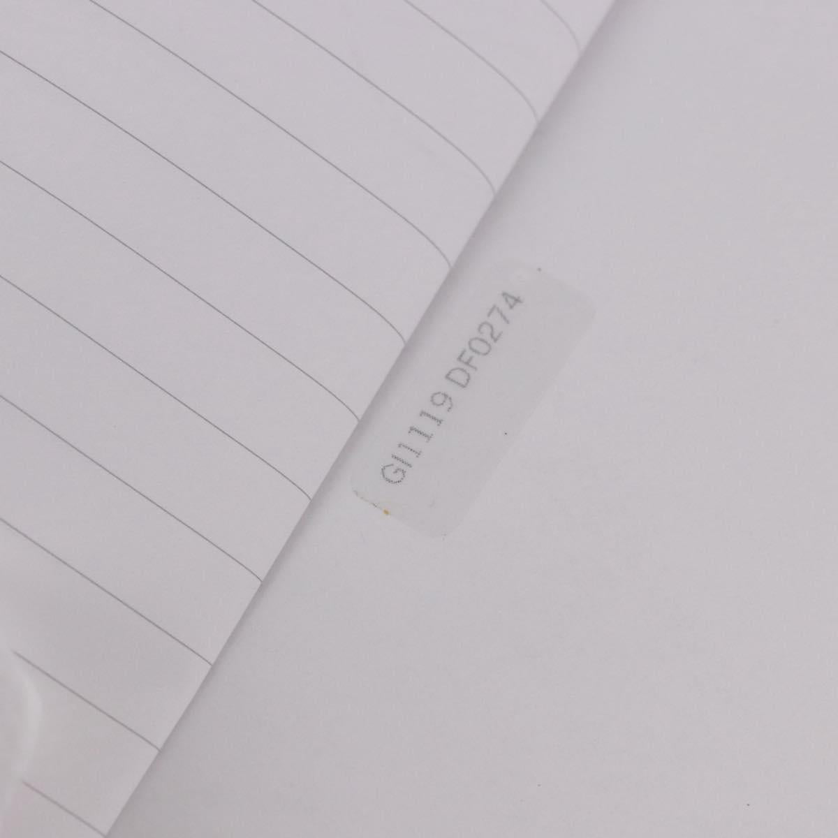 LOUIS VUITTON Notebook MM Jane Note Cover Light Blue GI1119 LV Auth 190665M