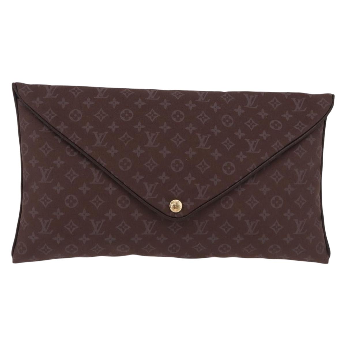 LOUIS VUITTON Monogram Mini Lin Voyage Travel Set Brown M99204 LV Auth 190667M