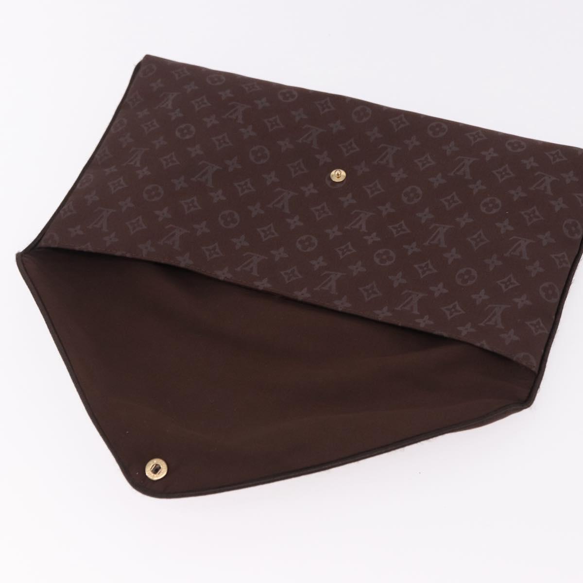 LOUIS VUITTON Monogram Mini Lin Voyage Travel Set Brown M99204 LV Auth 190667M