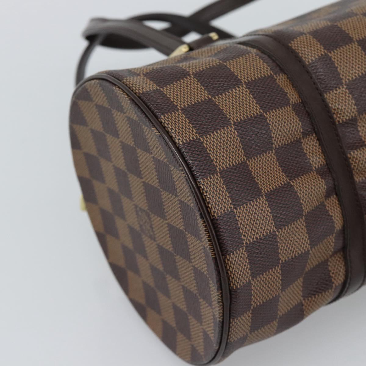 LOUIS VUITTON Damier Ebene Papillon 30 Hand Bag N51303 LV Auth 190670