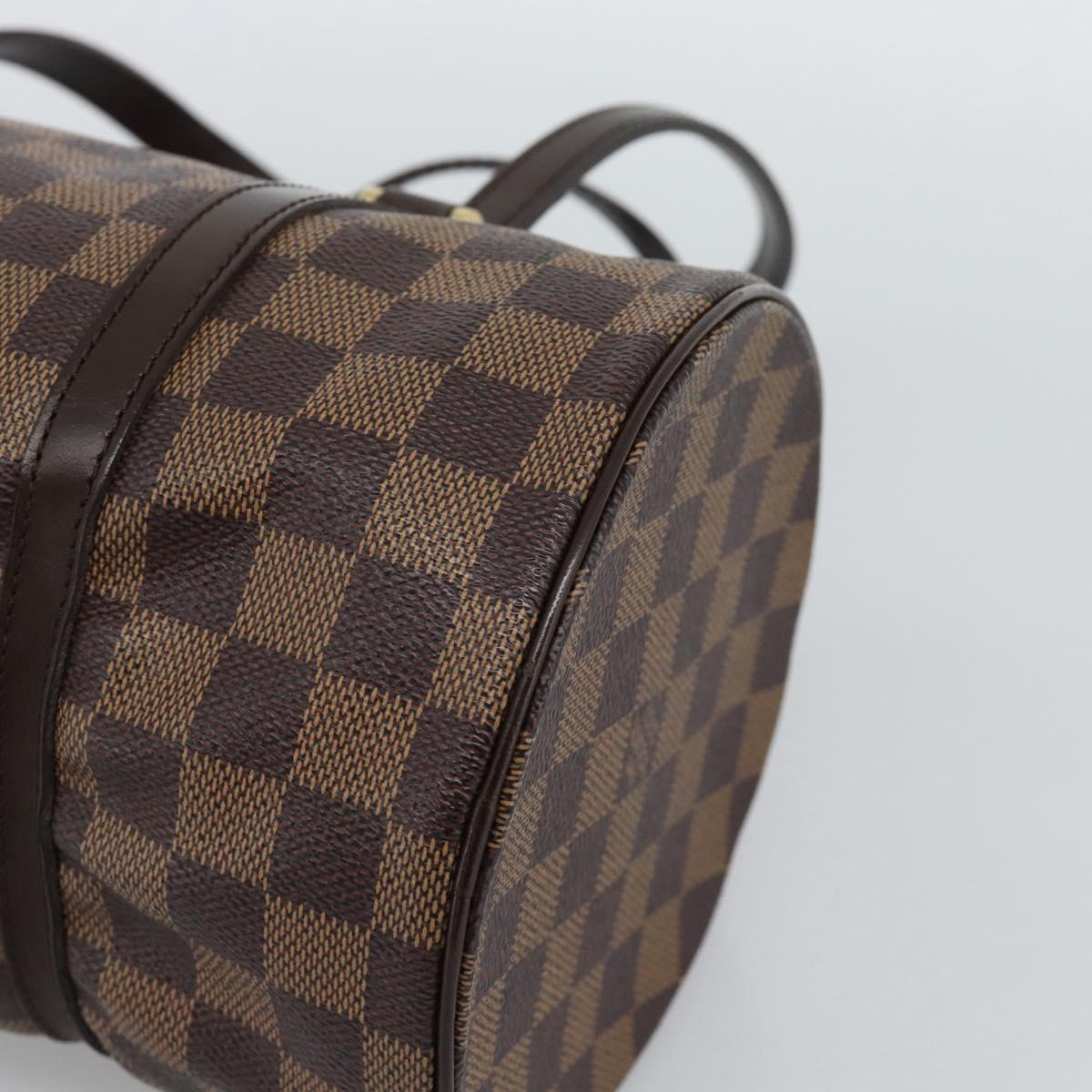 LOUIS VUITTON Damier Ebene Papillon 30 Hand Bag N51303 LV Auth 190670