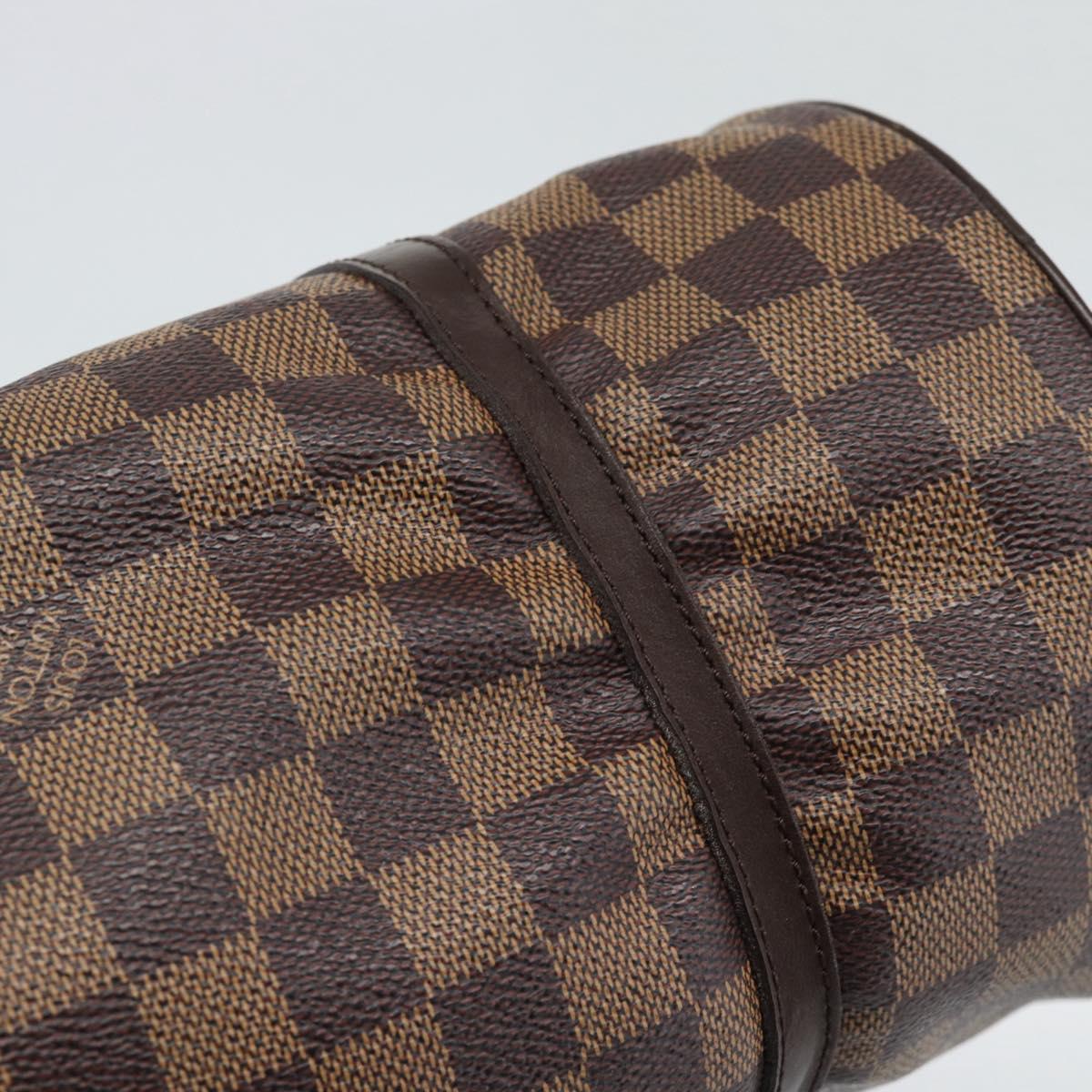 LOUIS VUITTON Damier Ebene Papillon 30 Hand Bag N51303 LV Auth 190670