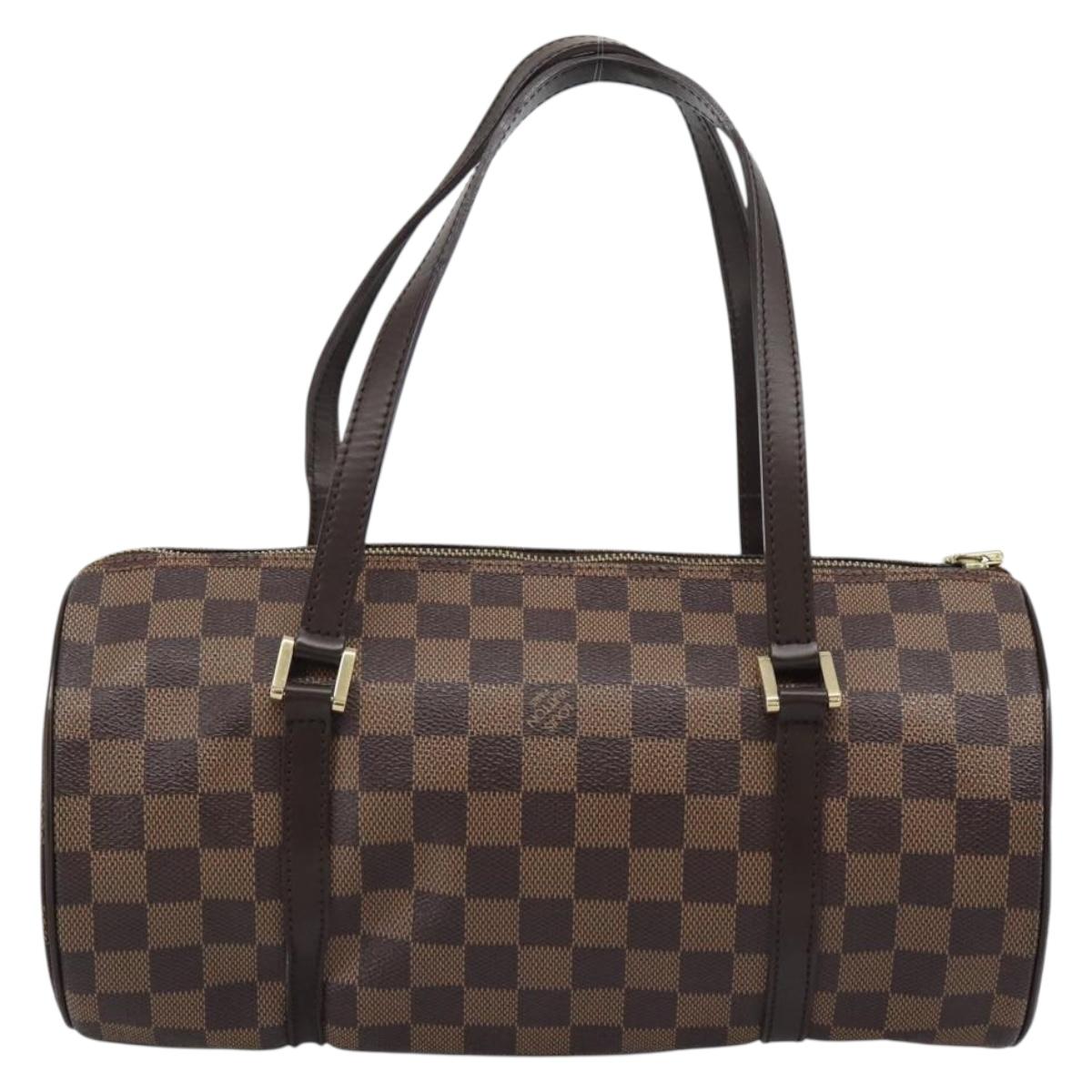 LOUIS VUITTON Damier Ebene Papillon 30 Hand Bag N51303 LV Auth 190670