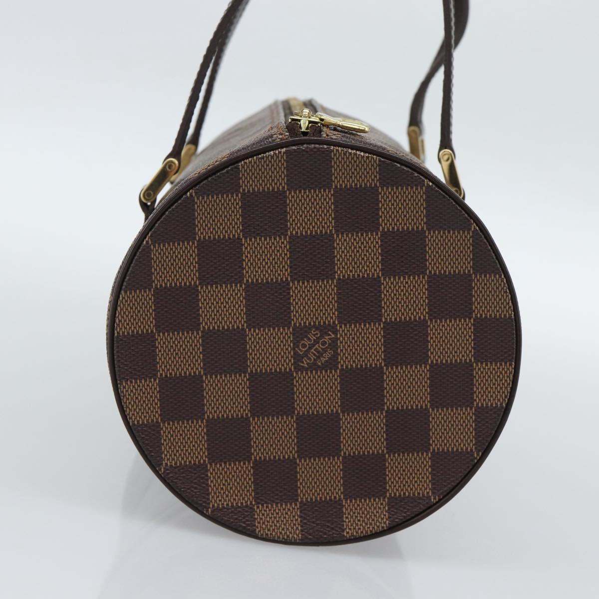 LOUIS VUITTON Damier Ebene Papillon 30 Hand Bag N51303 LV Auth 190670