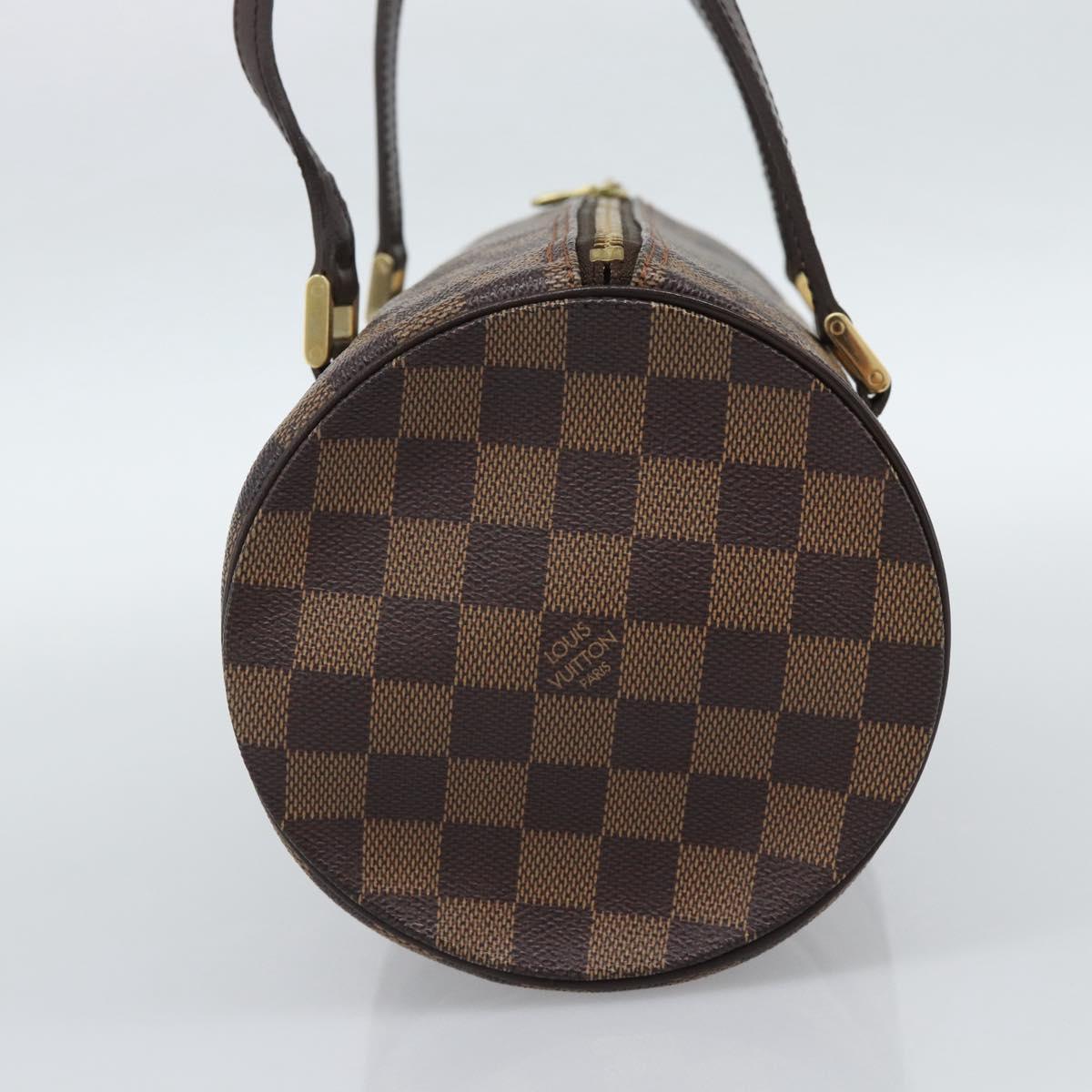 LOUIS VUITTON Damier Ebene Papillon 30 Hand Bag N51303 LV Auth 190670